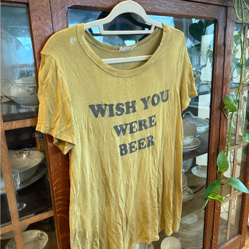 Honey Belle Yellow Graphic Tee - Short Sleeve